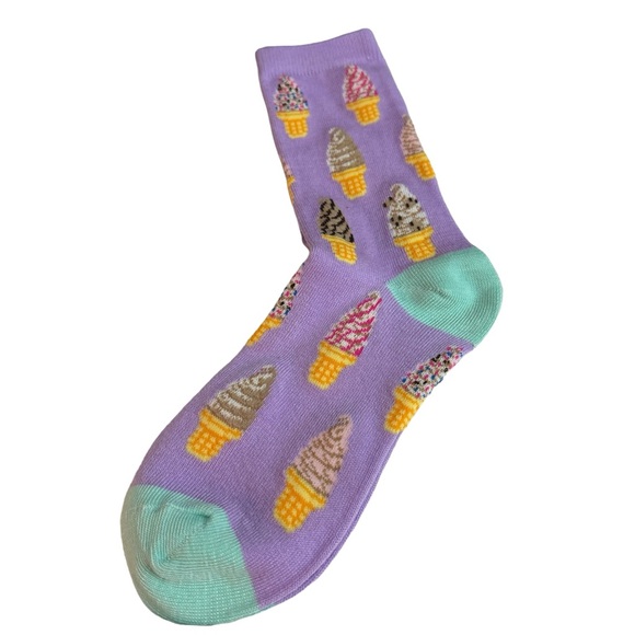 NWOT Ice Cream cone 🍦 socks - Picture 2 of 4